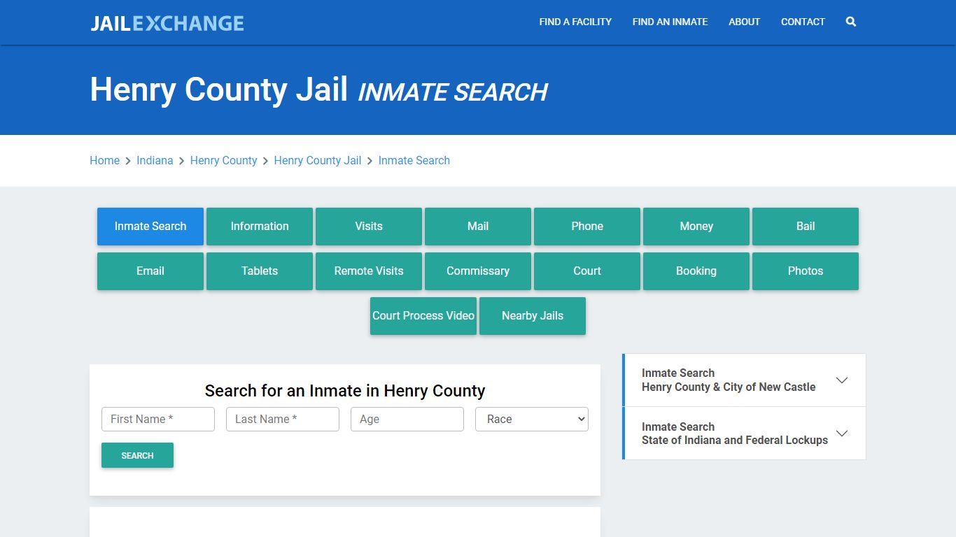 Henry County Jail, IN Inmate Search: Roster & Mugshots