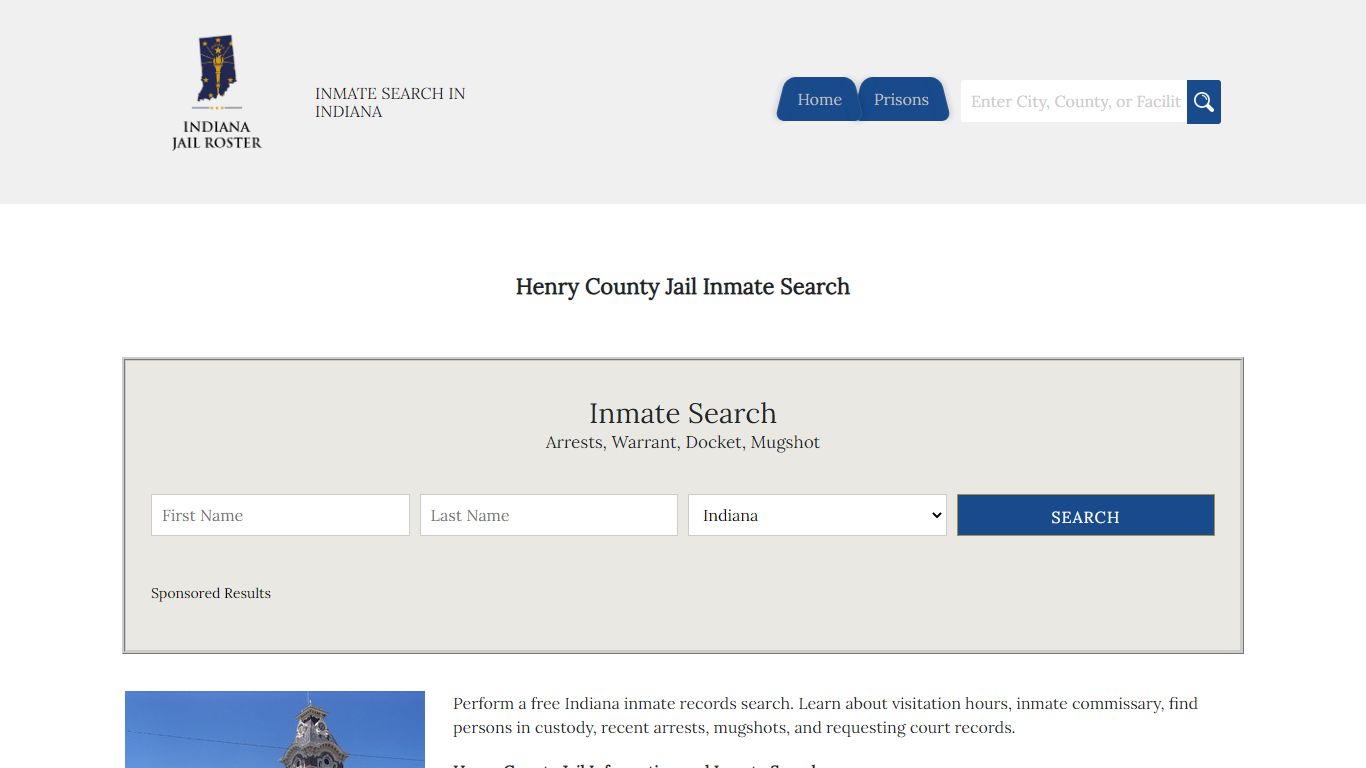 Henry County Jail Inmate Search - Indiana Jail Roster