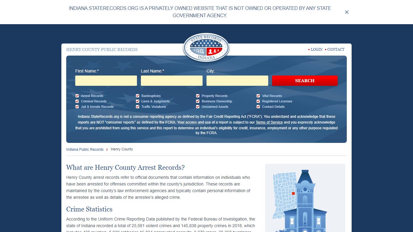 Henry County Arrest, Court, and Public Records | StateRecords.org